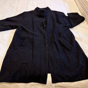 Cynthia Rowley 100% Wool Black Jacket Womens Size 1X